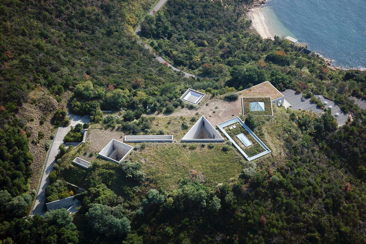 Chichu Art Museum design by Tadao Ando